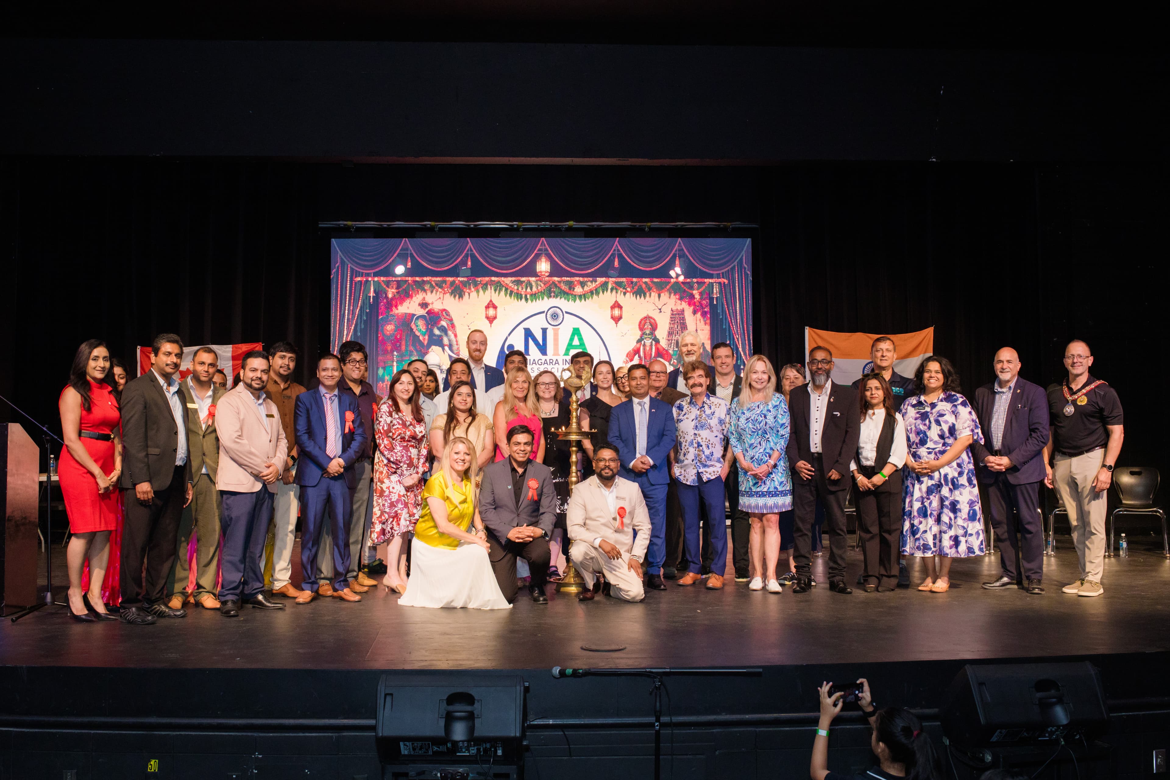 Niagara Indian Association community gathered together